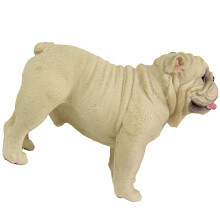 Simulerad Hundmodell Tecknad Figur Stående