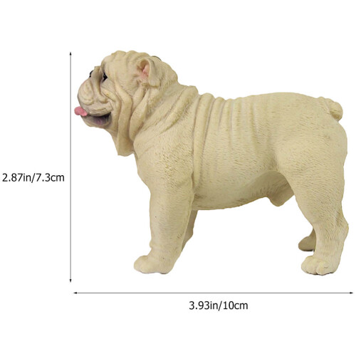 Simulerad Hundmodell Tecknad Figur Stående 1