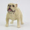 Simulerad Hundmodell Tecknad Figur Stående 7