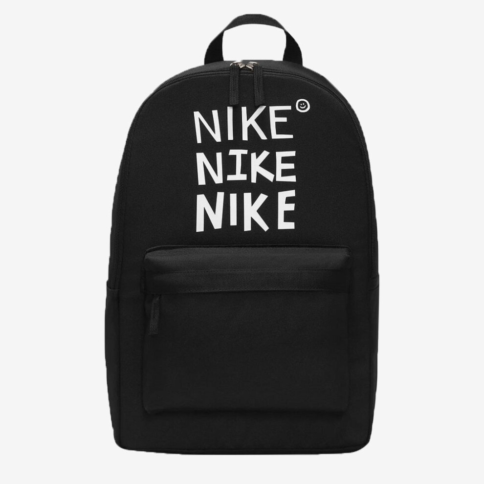 Nike Unisex Heritage Backpack (25L) Black/White - One Size - Image 2