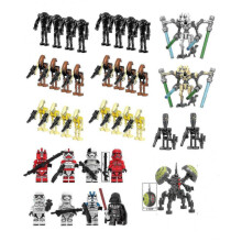 (37Pieces)Star Wars Battle Droids Building Blocks Set Mini Action Figures Doll Minifigures Toys Desktop Decoration For Fans