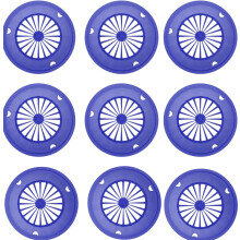 Porte-assiettes facile à utiliser, organisateur en plastique réutilisable, robuste et durable, avec rainures à clipser et système anti-glissement
