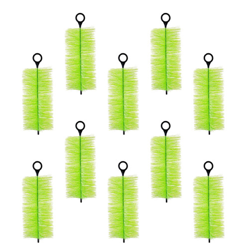 Pack of 10 Fish Pond Filter Brushes Corrosion Resistant-30cm