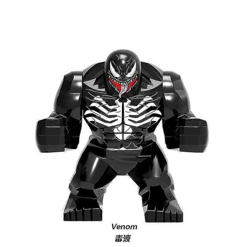 6Pcs Venom Big Minifigures Building Blocks Toys Set Action Figures 2
