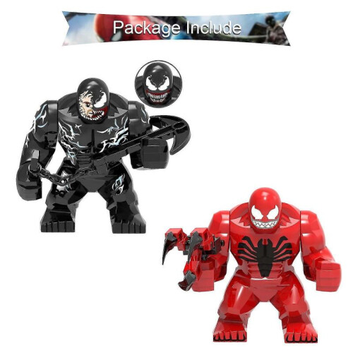 6Pcs Venom Big Minifigures Building Blocks Toys Set Action Figures 1