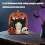 Handcrafted Scary Pumpkins Table Ornament Solid Wood Carving 7