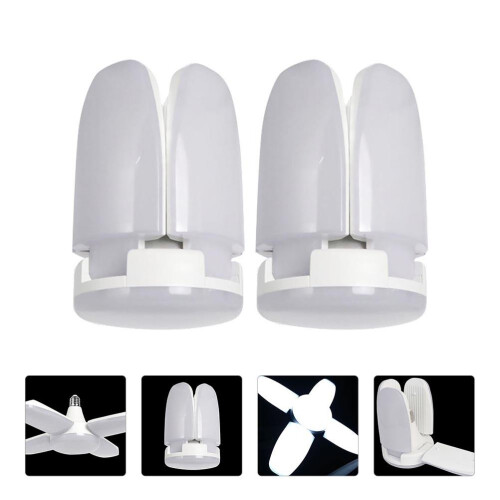 2St Deformierbare Faltbare LED Leuchten 6500K E27 Deckenleuchte 2