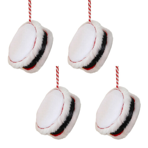 Foam Fabric Christmas Drum Tree Decoration Safe Hanging-C