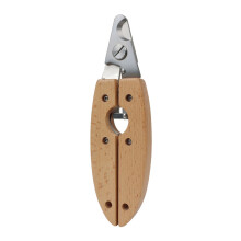 Practical Dog Nail Clippers SplinterProof Wood Grip Safety Stop