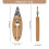 Practical Dog Nail Clippers SplinterProof Wood Grip Safety Stop 3
