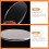 4 stk runde acrylplatten transparent basteln bilderrahmen 11