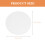 4 stk runde acrylplatten transparent basteln bilderrahmen 7