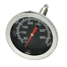 Temperaturanzeige für Grills, Ersatzthermometer mit Edelstahl-Hitzeindikator, gut ablesbares Zifferblatt für Grills, wasserdicht