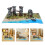 293 Pièces Figurines Pirate Soldat Sable Plastique 11