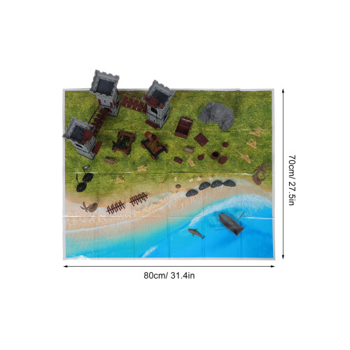 293 Pièces Figurines Pirate Soldat Sable Plastique 1
