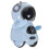 Intelligent Mini Rc Robot Toy With Led Light Sound Control Sky Blue 9