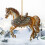 (1 Pack) Acrylic Horse Flat Hanging Decor for Home,-Style3 2