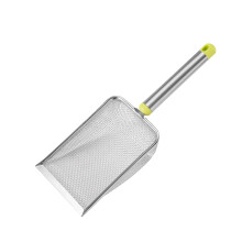 Fine Mesh Cats Litter Shovel Metal Cats Litter Scoops-Green