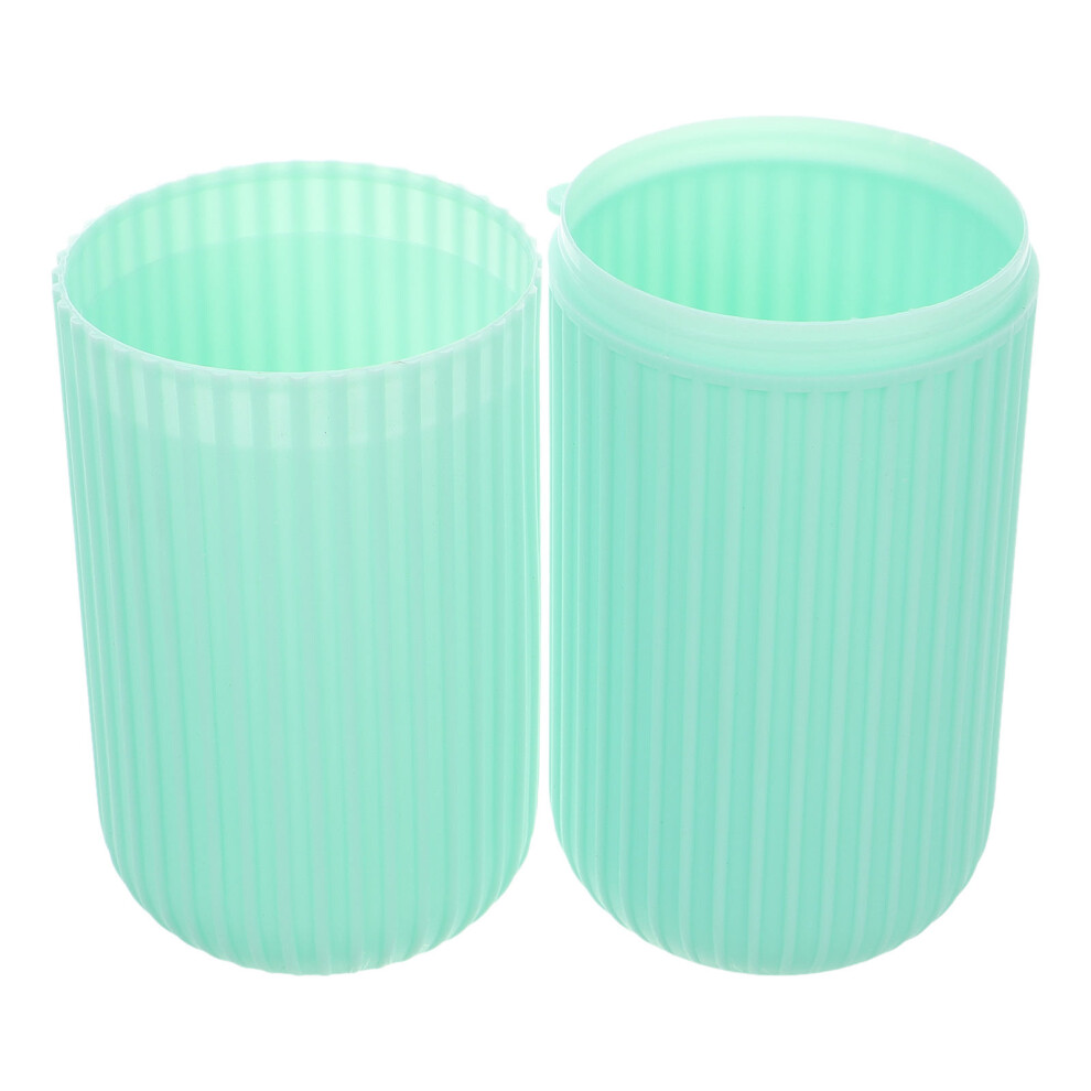 Artibetter Sky Blue 1Pc Travel Toothbrush Storage Box Portable For Home Trip Use