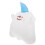 Elf Shaped Throw Pillow White 1pcs 19.7x14.6x4.7in 10