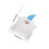 Elf Shaped Throw Pillow White 1pcs 19.7x14.6x4.7in 2