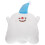 Elf Shaped Throw Pillow White 1pcs 19.7x14.6x4.7in 11