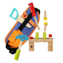 Set Riparazione Bambino In Legno Con Zaino A Cintura