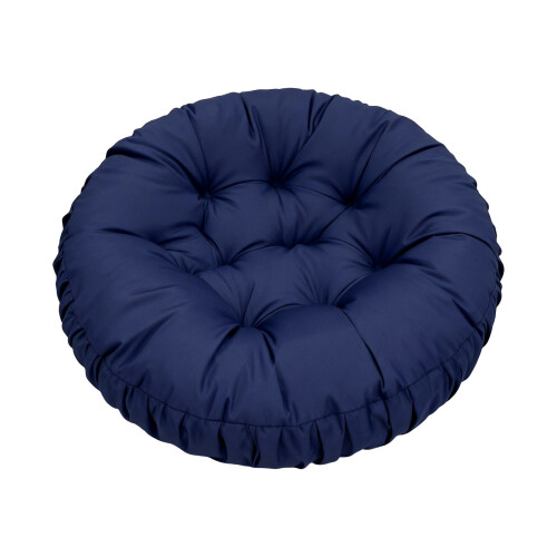 Waterproof Sunproof Round Thickened Swing Seat-Navy blue