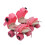 Kinder Rollschuhe Verstellbar Größe 25-32 Pink 1