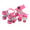 Kinder Rollschuhe Verstellbar Größe 25-32 Pink 10