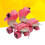 Kinder Rollschuhe Verstellbar Größe 25-32 Pink 4