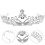 1 Tiara De Diamantes Imitación Con De Cisne Para 7