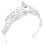 1 Tiara De Diamantes Imitación Con De Cisne Para 11