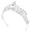 1 Tiara De Diamantes Imitación Con De Cisne Para 8
