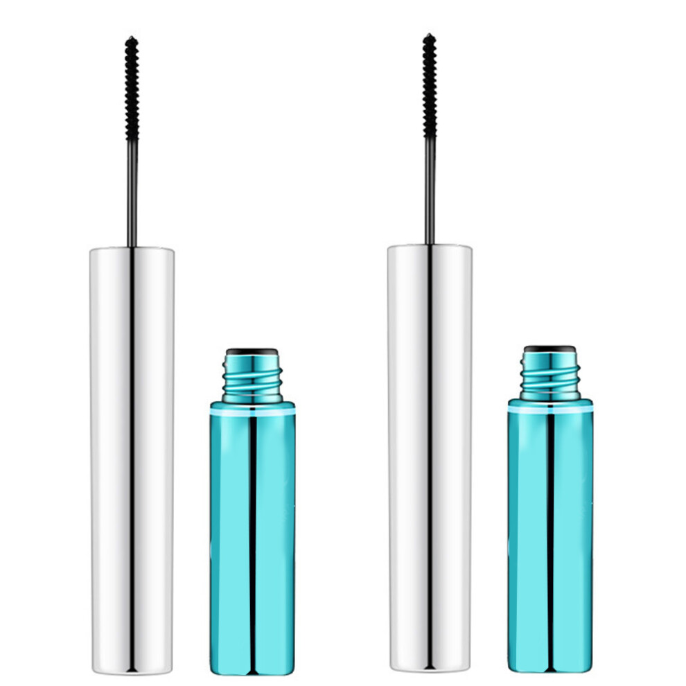 Solustre 2Pcs Lady Waterproof Smudge-Proof Curling Fine Eyelash Mascara