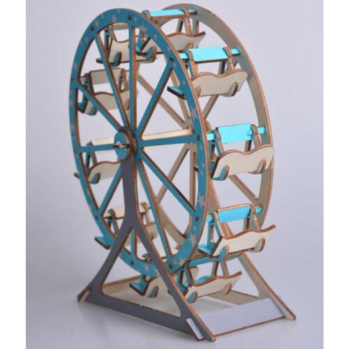 Träpussel 3D Jigsaw Leksak För Barn I Pedagogisk Design 1
