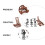 1 Set Simulation Soldier Toy Educational Plaything Model Scene 9