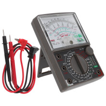 Raindrops Black Abs Analog Multimeter For Professionals 1pack