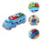 Set Of Pull Back Vehicle Toy Carrier Loader Double Layer Truck 9