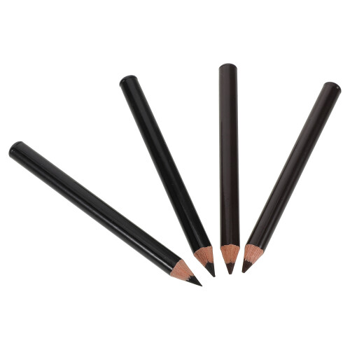 Kit 4 Piezas Lápiz Madera Pluma Accesorios Maquillaje
