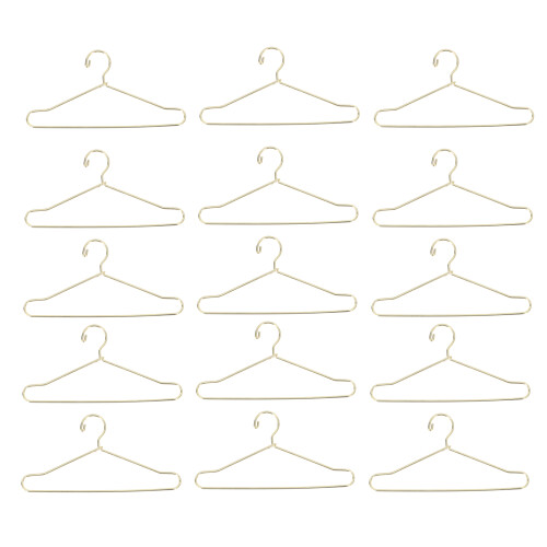 25 Unidades Mini De Metal Para Ropa De Casa De Muñecas