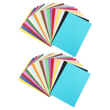 100Pcs Assorted Color Thick Drawing Paper Ideal for DIY and Writing