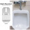 Urinal Hook Fragrance Diffusing Mold Door Bottle Opener Silver 5