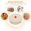 Plateau De Service Rond Beige Pour Collations Fruits 8