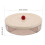 Plateau De Service Rond Beige Pour Collations Fruits 2