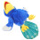 Handdocka Påfågel Plush Form Berättande 9