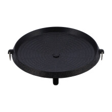 Plaque de cuisson antiadhésive style coréen pour barbecue, grill, rôtissoire, plat à steak en métal pour une utilisation domestique et