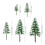 5Pcs Miniatyr Vägträd Legetoy För Sandlåda 3