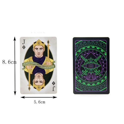2 pcs tarot playing cards for kids, random color 2