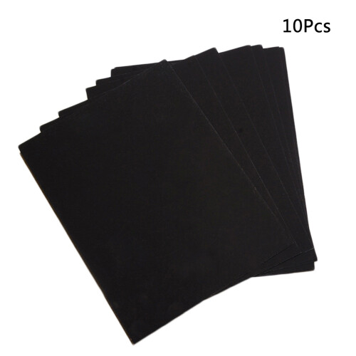 10Pcs Scratch Paper Set With 1 Stencil Pen Size L 1